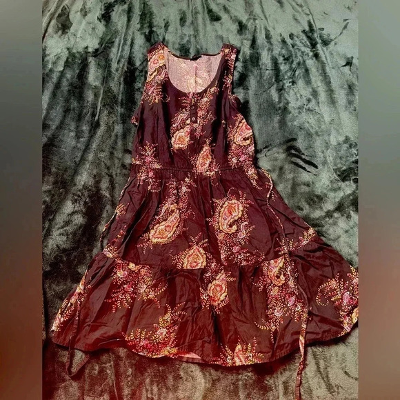 A.n.a. Black Paisley Sundress‎ Super Cute! Size Small EUC 0275 - Picture 1 of 7